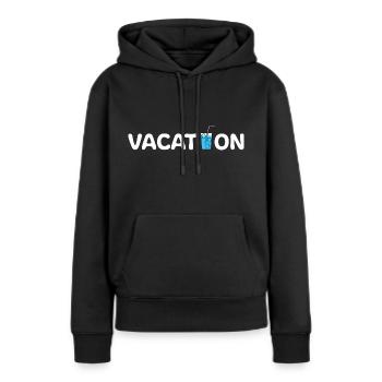Holidaymakers ready for a holiday Gift ideas - Women’s Premium Organic Hoodie - black - Front - Julia (174cm)
