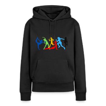 The Cult of the Body - Women’s Premium Organic Hoodie - black - Front - Julia (174cm)