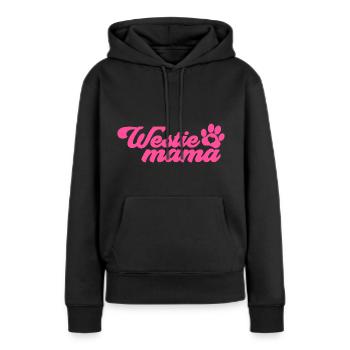 Westie Mama West Highlan Terrier White Mom Pink - Women’s Premium Organic Hoodie - black - Front - Julia (174cm)
