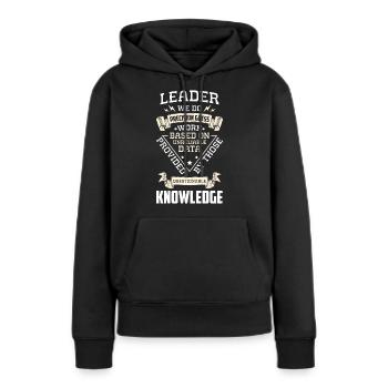 Arbeit Beruf Abteilungsleiter Angestellter - Frauen Premium Bio Hoodie - Schwarz - Vorne - Julia (174cm)