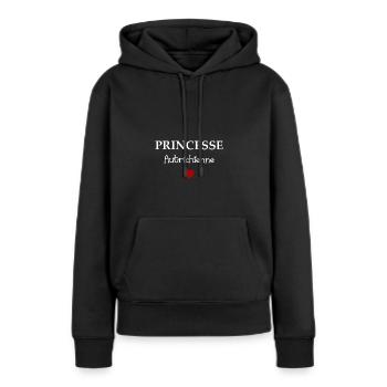 Princesse autrichienne - Sweat à capuche Premium bio Femme - noir - Devant - Julia (174cm)