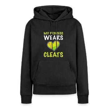 Softball Softball-Spieler - Frauen Premium Bio Hoodie - Schwarz - Vorne - Julia (174cm)