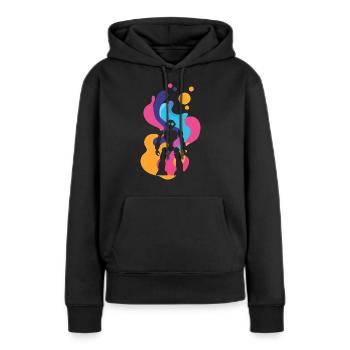 Roboter Robotik Tech - Frauen Premium Bio Hoodie - Schwarz - Vorne - Julia (174cm)