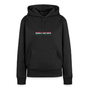 egészségedre - Prost auf Ungarisch - Frauen Premium Bio Hoodie - Schwarz - Vorne - Julia (174cm)