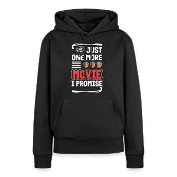 Kino Filmklappe Regie Hollywood - Frauen Premium Bio Hoodie - Schwarz - Vorne - Julia (174cm)