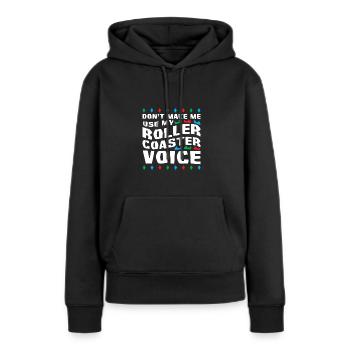 Roller Coaster Amusement Park Amusement Park - Women’s Premium Organic Hoodie - black - Front - Julia (174cm)