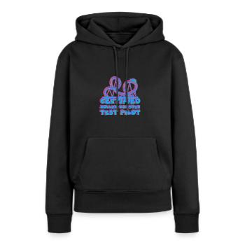 Roller Coaster Amusement Park Amusement Park - Women’s Premium Organic Hoodie - black - Front - Julia (174cm)