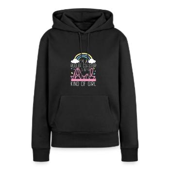 Roller Coaster Amusement Park Amusement Park - Women’s Premium Organic Hoodie - black - Front - Julia (174cm)
