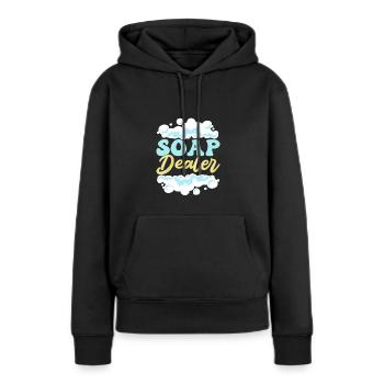 Seife Herstellen Handgemachte Seife - Frauen Premium Bio Hoodie - Schwarz - Vorne - Julia (174cm)