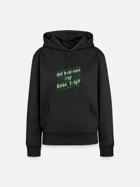 Road Trip - Frauen Premium Bio Hoodie - Schwarz