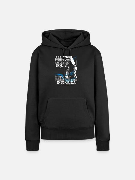 FISHING - Women’s Premium Organic Hoodie - black