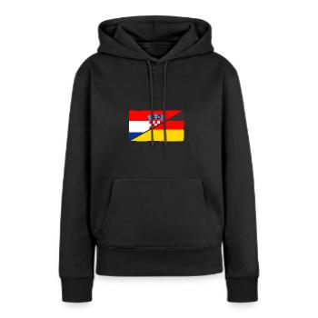Croates Croates Croates Hrvatska Allemagne Croatie - Sweat à capuche Premium bio Femme - noir - Devant - Julia (174cm)