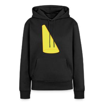 Lichtkegel Scheinwerfer Bühne Design - Frauen Premium Bio Hoodie - Schwarz - Vorne - Julia (174cm)