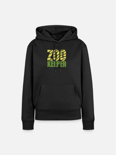 Zoo Keeper Tierpfleger - Frauen Premium Bio Hoodie - Schwarz