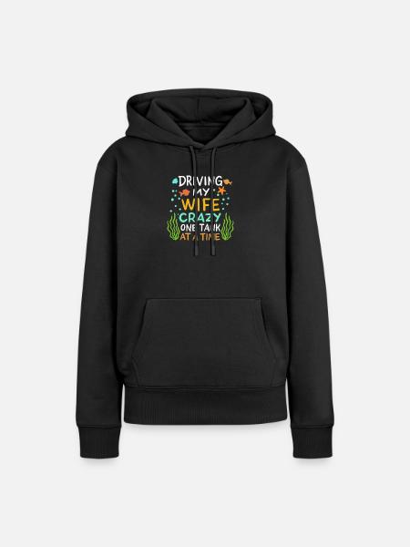 Aquaristik Fischzucht - Frauen Premium Bio Hoodie - Schwarz