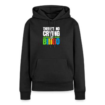 Bingo Bingo Joueurs Bingo Appels - Sweat à capuche Premium bio Femme - noir - Devant - Julia (174cm)