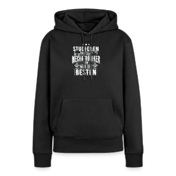 Mechatroniker - Frauen Premium Bio Hoodie - Schwarz - Vorne - Julia (174cm)