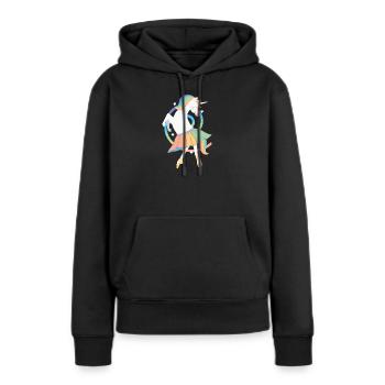 Unicorn Ballerina Rainbow Cute Unicorn Dancing - Women’s Premium Organic Hoodie - black - Front - Julia (174cm)