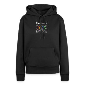 2023 - Millésime 2023 - Fantastique depuis 2023 - Sweat à capuche Premium bio Femme - noir - Devant - Julia (174cm)