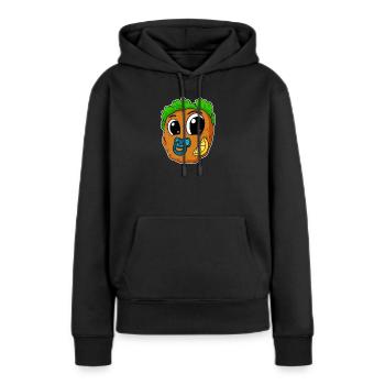 Baby Schnitzel - Frauen Premium Bio Hoodie - Schwarz - Vorne - Julia (174cm)
