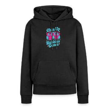 Synchronschwimmen Kunstschwimmen Wassersport - Frauen Premium Bio Hoodie - Schwarz - Vorne - Julia (174cm)