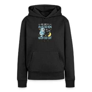 Pflegerin Geschenke Pflege Lustig Krankenpflegerin - Frauen Premium Bio Hoodie - Schwarz - Vorne - Julia (174cm)
