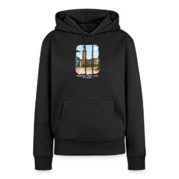 Hagen Nordrhein Westfalen - Frauen Premium Bio Hoodie - Schwarz - Vorne - Julia (174cm)