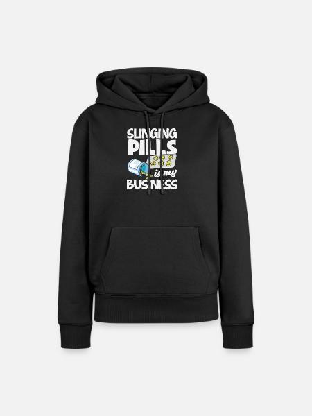 Apotheker Pharmazeutisch-technischer - Frauen Premium Bio Hoodie - Schwarz