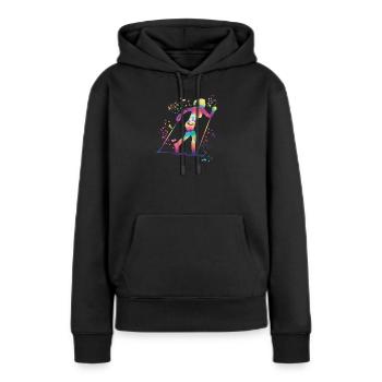Ski de fond Ski de fond - Sweat à capuche Premium bio Femme - noir - Devant - Julia (174cm)