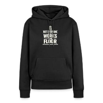 Offshore-bohrer-rig-bohrer Bohrboden Offshore - Frauen Premium Bio Hoodie - Schwarz - Vorne - Julia (174cm)