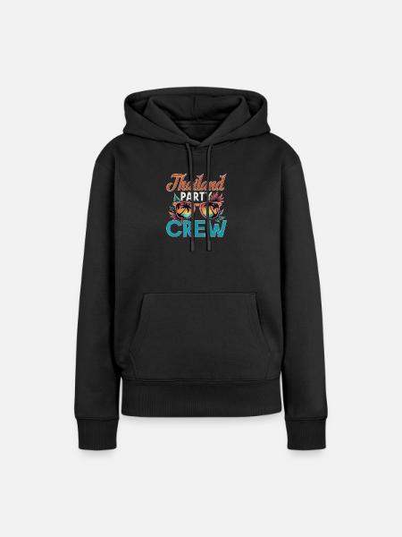 Thailand Crew - Frauen Premium Bio Hoodie - Schwarz