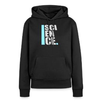 Déclaration scientifique : Déclaration sur l’éducation des nerds - Sweat à capuche Premium bio Femme - noir - Devant - Julia (174cm)