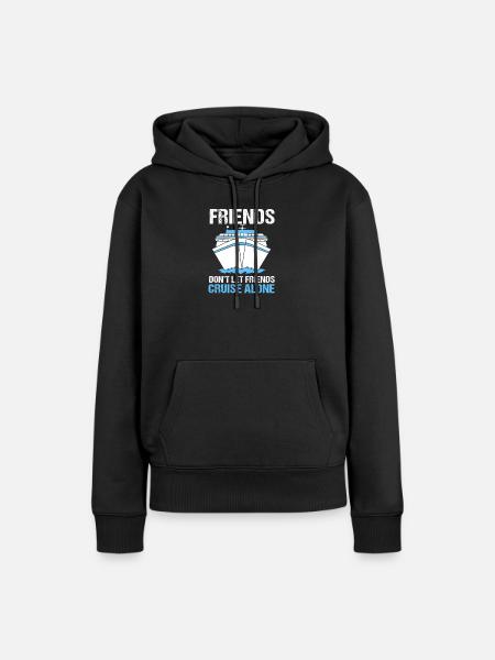 Kreuzfahrtschiff Kreuzfahrt - Frauen Premium Bio Hoodie - Schwarz