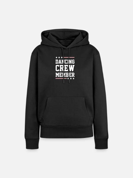 Dancing Crew - Frauen Premium Bio Hoodie - Schwarz