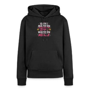 Mallorca Party Spruch Malle Damen Outfit Humor - Frauen Premium Bio Hoodie - Schwarz - Vorne - Julia (174cm)