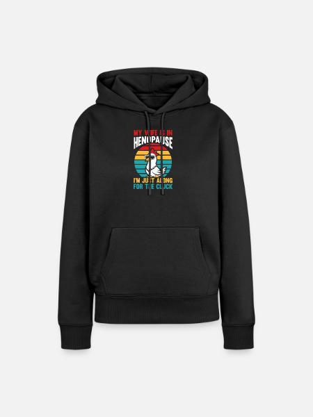 Farmer Rooster Flock Poultry Chicken - Frauen Premium Bio Hoodie - Schwarz