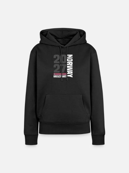 Norwegen Kreuzfahrt 2027 - Frauen Premium Bio Hoodie - Schwarz