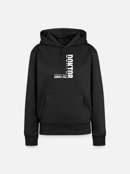 Maschinenbau Doktor Abschluss - Frauen Premium Bio Hoodie - Schwarz