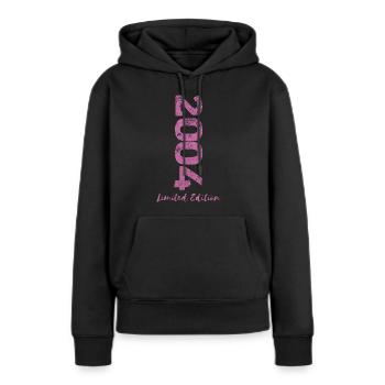18. Geburtstag Mädchen 18 Jahre 2004 Spruch - Frauen Premium Bio Hoodie - Schwarz - Vorne - Julia (174cm)