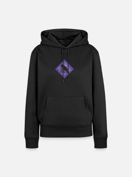 Rummel Achterbahn - Frauen Premium Bio Hoodie - Schwarz
