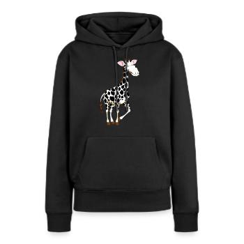 Safari Zoo Animal Safari Zoo - Frauen Premium Bio Hoodie - Schwarz - Vorne - Julia (174cm)