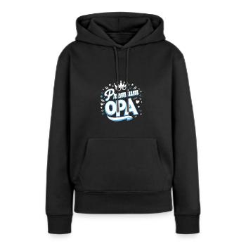 Premium Opa Geschenk Bester Großvater Bald Opa Du - Frauen Premium Bio Hoodie - Schwarz - Vorne - Julia (174cm)