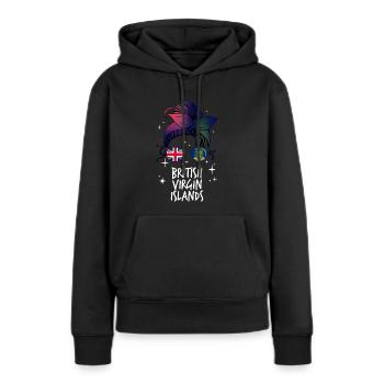 Britische Jungferninseln - Frauen Premium Bio Hoodie - Schwarz - Vorne - Julia (174cm)