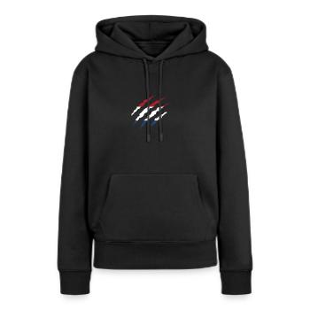 Claw Klaue Laender Niederlande png - Frauen Premium Bio Hoodie - Schwarz - Vorne - Julia (174cm)