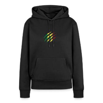Claw Klaue Laender Senegal png - Frauen Premium Bio Hoodie - Schwarz - Vorne - Julia (174cm)