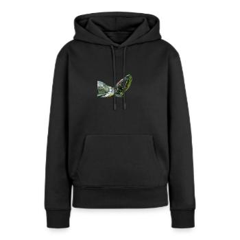 turtle schildkroete - Frauen Premium Bio Hoodie - Schwarz - Vorne - Julia (174cm)