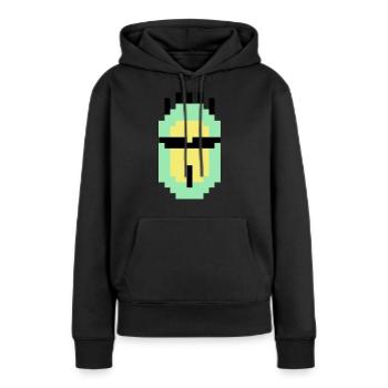 Cool MangoBoy Capsule Collection - Sweat à capuche Premium bio Femme - noir - Devant - Julia (174cm)