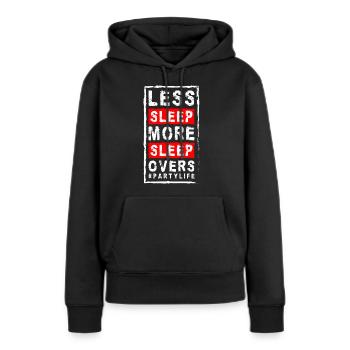 Party Geburtstag Event - Frauen Premium Bio Hoodie - Schwarz - Vorne - Julia (174cm)