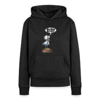 Guten Servus Lustiger Spruch Witzig Spruch - Frauen Premium Bio Hoodie - Schwarz - Vorne - Julia (174cm)