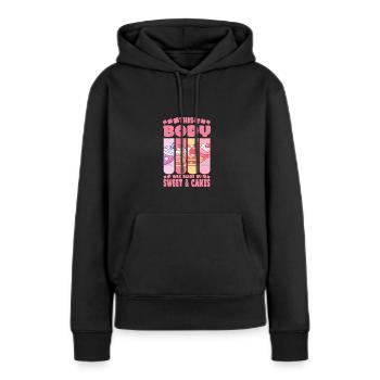 Cake Baker This Body Was Made By Sweet & Cakes - Women’s Premium Organic Hoodie - black - Front - Julia (174cm)